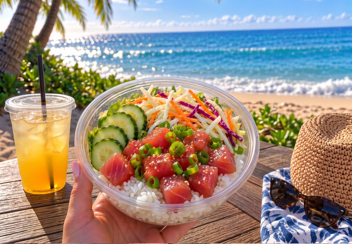 Hawaii ahi poke bowl