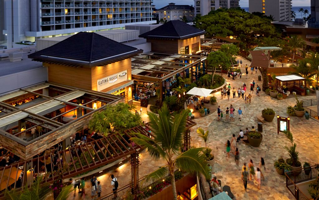 The Grand Lanai on the third floor of International Market Place
